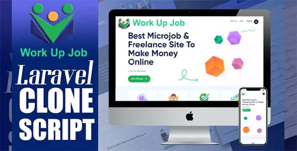 WorkUpJob Clone Micro Job Laravel PHP Script